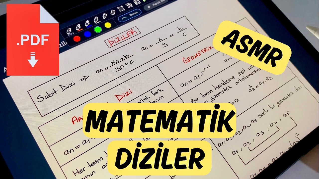 ASMR iPad | Matematik | Diziler | YKS | AYT | Türkçe ASMR