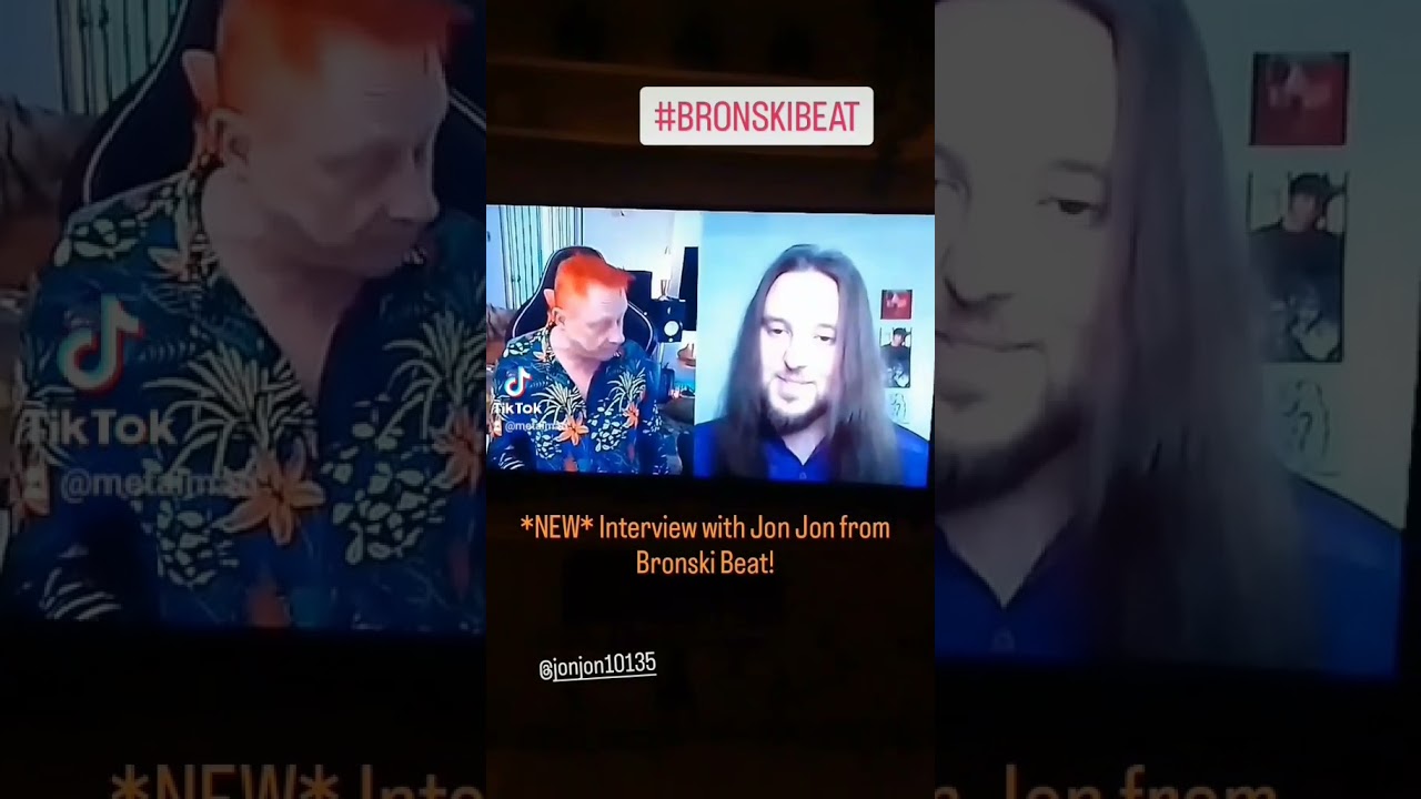 Jon Jon talks about Bronski Beat touring America - 80s Music Legend 