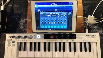 KORG Gadget - Composing Slow at 50 bpm - Live iPad Demo