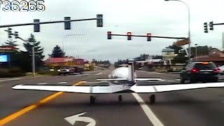 Plane Makes Insane Emergency Landing on Busy Road