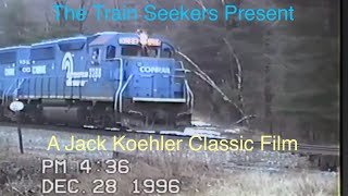 Vintage Conrail 1996-1997 Lots of Old EMDs!  Weatherly Pennsylvania | Jack Koehler Classic Film