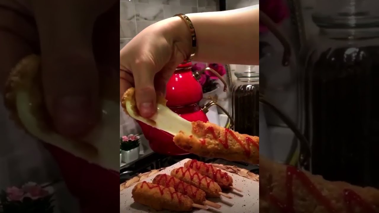 Sosisli Kaşarlı Atıştırmalık Corn Dog Tarifi