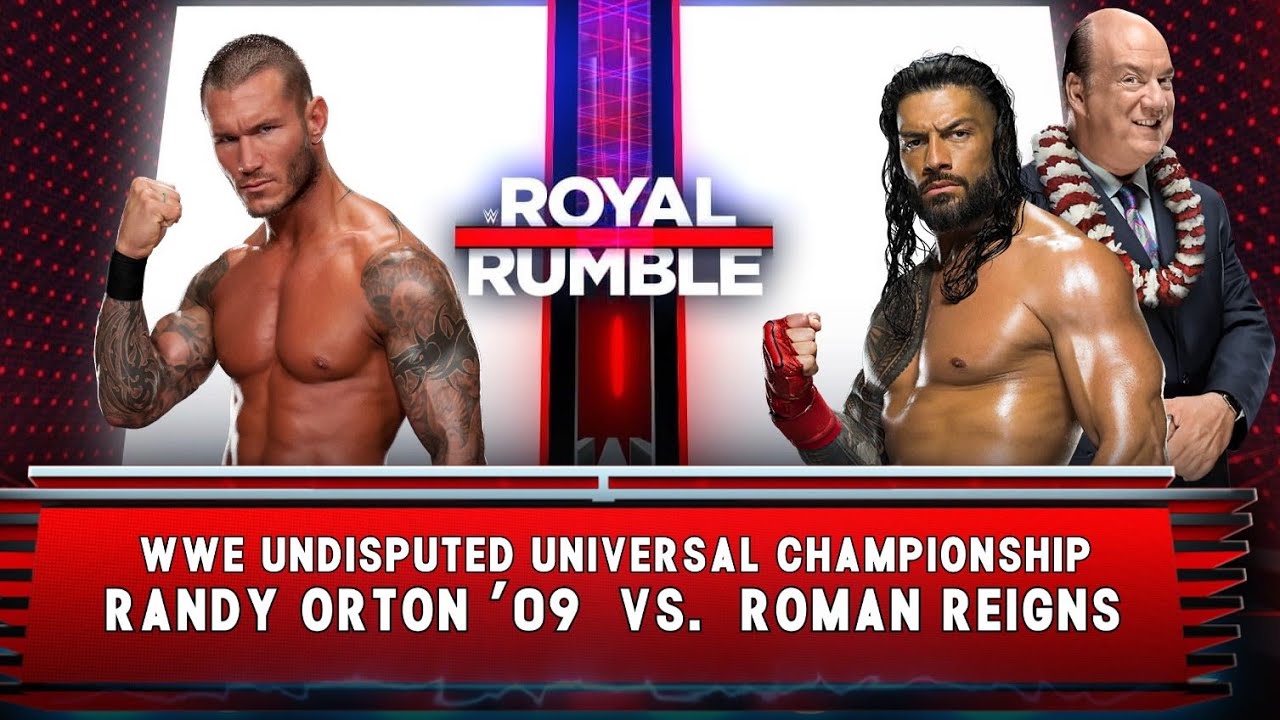 Roman Reigns vs. Randy Orton - WWE Undisputed Universal Championship ...