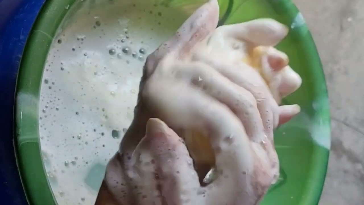 Soap washing lathering foam asmr 🧼 😋 yellow lemon flavor soap 🧼 