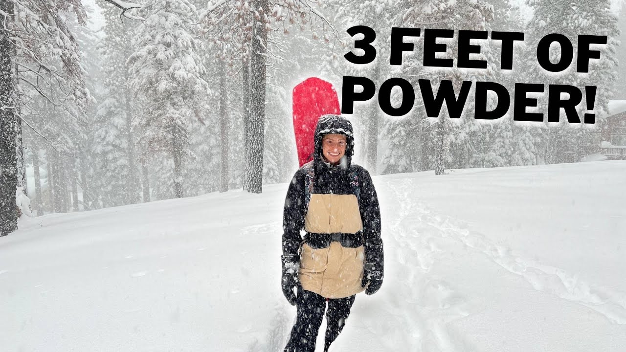 SNOWBOARDING in TAHOE January 2023 YouTube