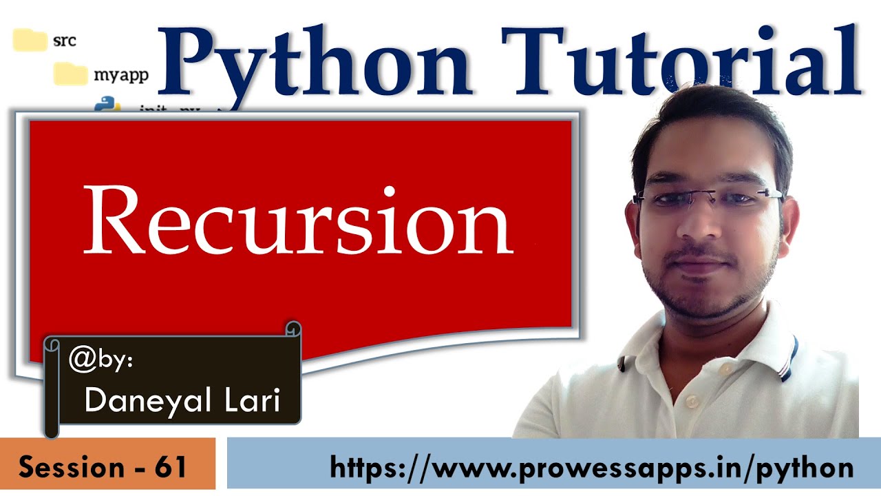 #61 Python Tutorial for Beginners | Recursion in Python