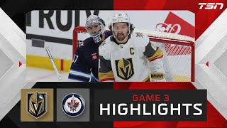 HIGHLIGHTS: Game 3-- Winnipeg Jets vs. Vegas Golden Knights (2OT)