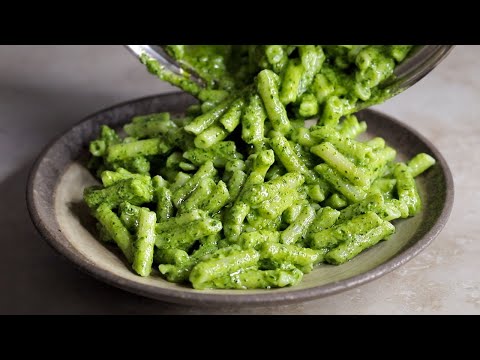 Gluten-free Parsley Pesto Pasta, easy dinner in 15 minutes - Real Food Healthy Body