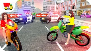 Bike Racing Games - Girls Biker Gang 3D - Gameplay Android free games screenshot 2