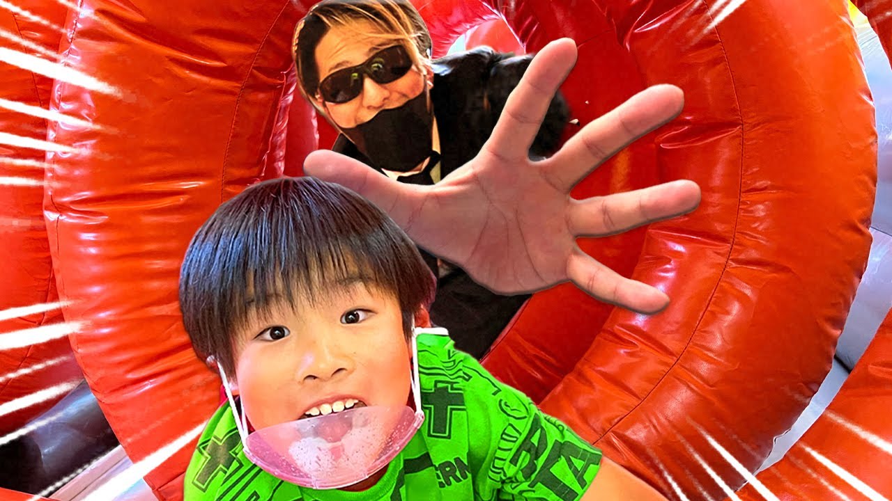 【逃走中】かえであーたんが遊園地でパパハンターたちと鬼ごっこミッション！制限時間まで逃げ切れるか？　こたみの＊たけめいコラボ　那須ハイランドパーク