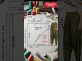 🔥How to Draft a Simple Salwar Pattern Accurately #shorts #shortsfeed #youtubeshorts