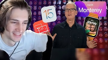 xQc Reacts to WWDC 2021 APPLE EVENT