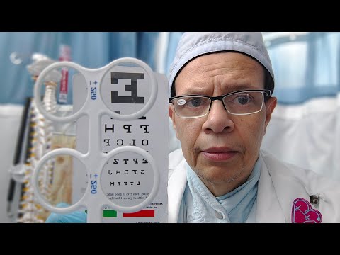MOST Realistic Chief Medical Officer On Eye Exam | Roleplay | ASMR 🩺