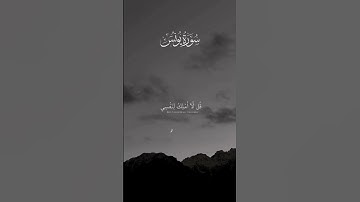 قل لا أملك لنفسي ضرا ولا نفعاً إلا ماشاءالله  تلاوة هادئه #قران_كريم #عبدالرحمن_مسعد