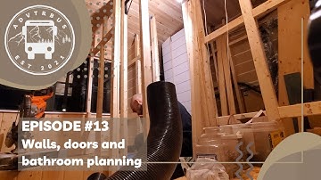 Skoolie Bathroom Build: From Framing to Super Cool Design | Adventure Bus Episode 13