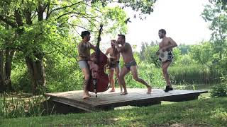 Crazy Hungarian Rockabilly Band Playing Naked in the summer