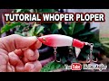 Tutorial cara buat lure whopper plopper | How to make a whopper plopper lure