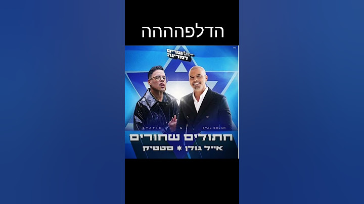 אייל גולן. וסטטיק חתולים שחורים