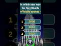 Top unknown facts about Burj Khalifa building #shortvideo #shorts