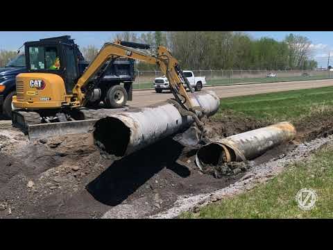 Irwin Drain project at Selfridge Air National Guard Base