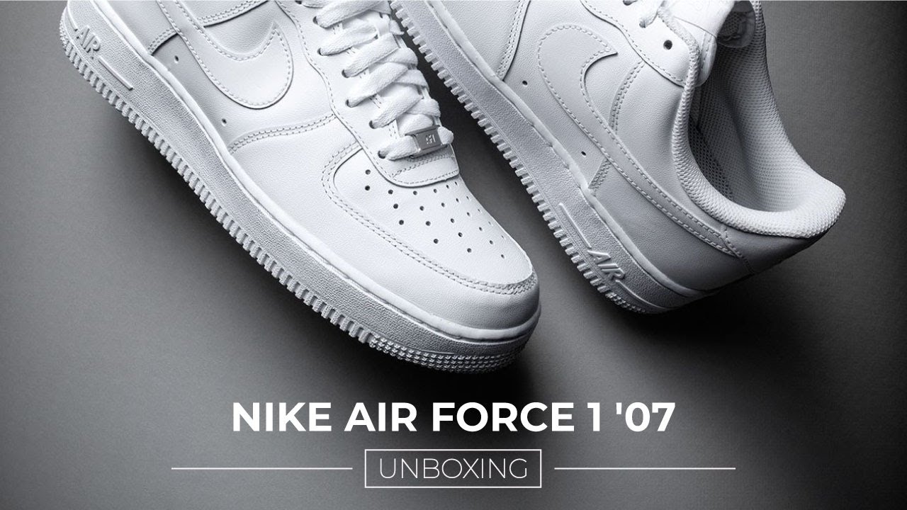 Cerdo malla paquete The Sneaker Unboxing: AIR Force 1 '07 white | Unboxing, review e on-feet in  Italiano! - YouTube