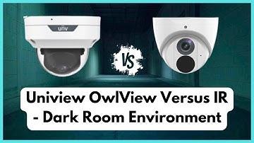 Uniview OwlView Versus IR - Dark Room Environment