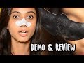 Charcoal Nose Mask - Blackheads Removal Strip Demo + Review! | Sush Dazzles