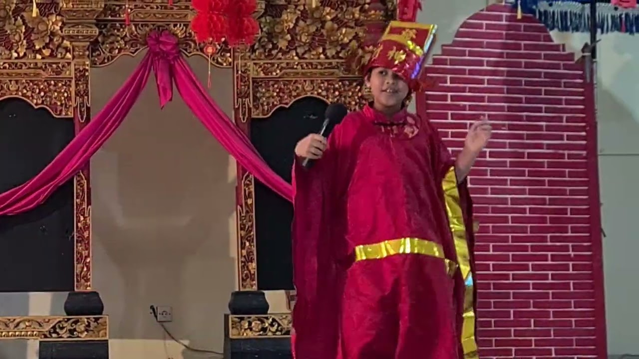 pentas Echelon school perayaan imlek,( Sanwa )