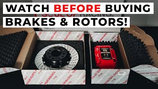 Watch This Before Buying Brakes \& Rotors...