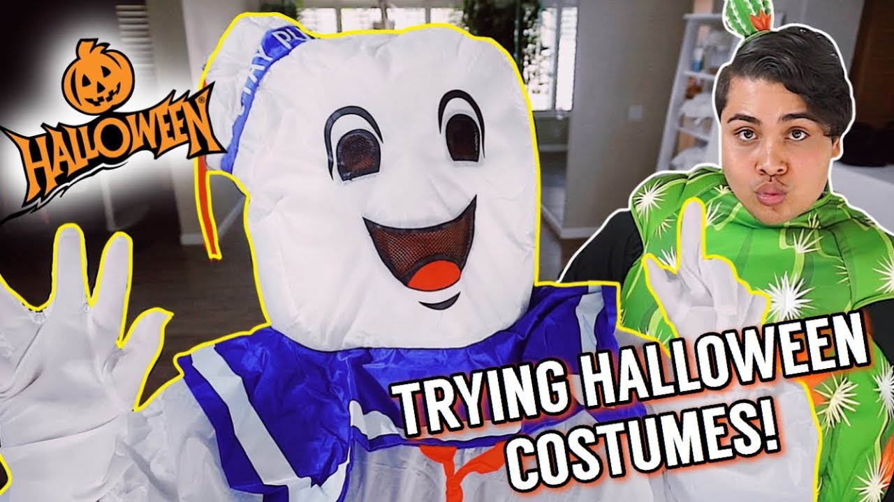 TRYING ON HALLOWEEN COSTUMES! **gone wrong**