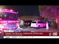 Infant in critical condition, child and man hospitalized after Phoenix house fire