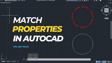 Match Properties in AutoCAD | AutoCAD Tips and Tricks