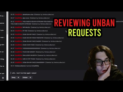 Reviewing the Weirdest Twitch Unban Requests