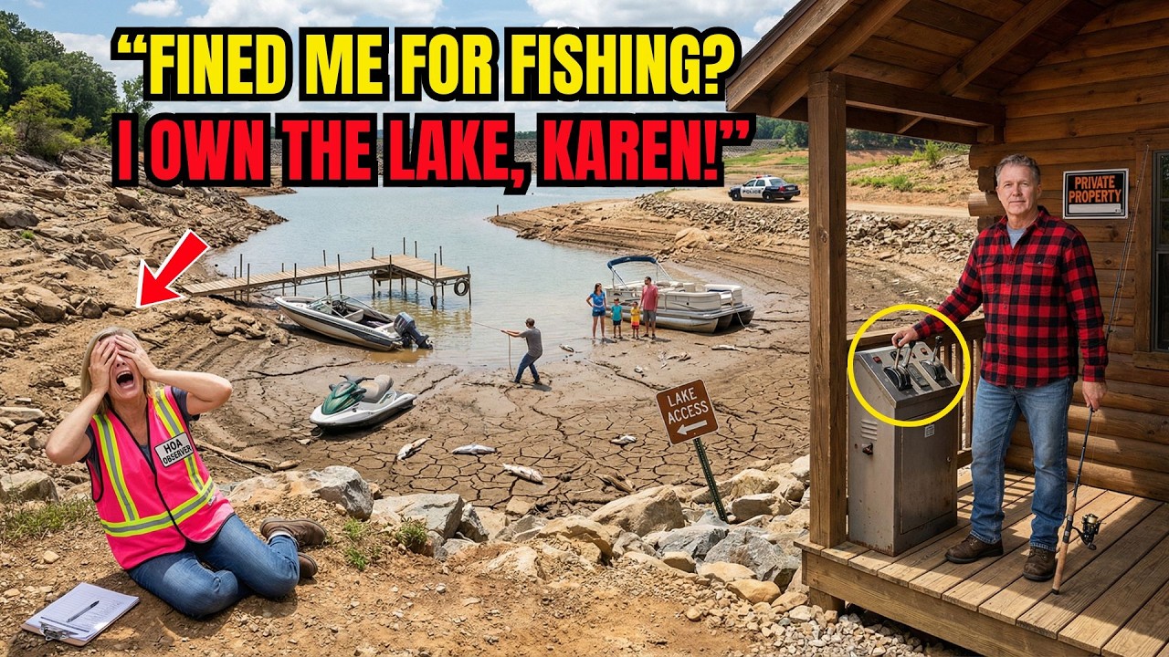 HOA Fined Me for Fishing at My Lake Cabin — I Shut the Lake and Watched Them Panic