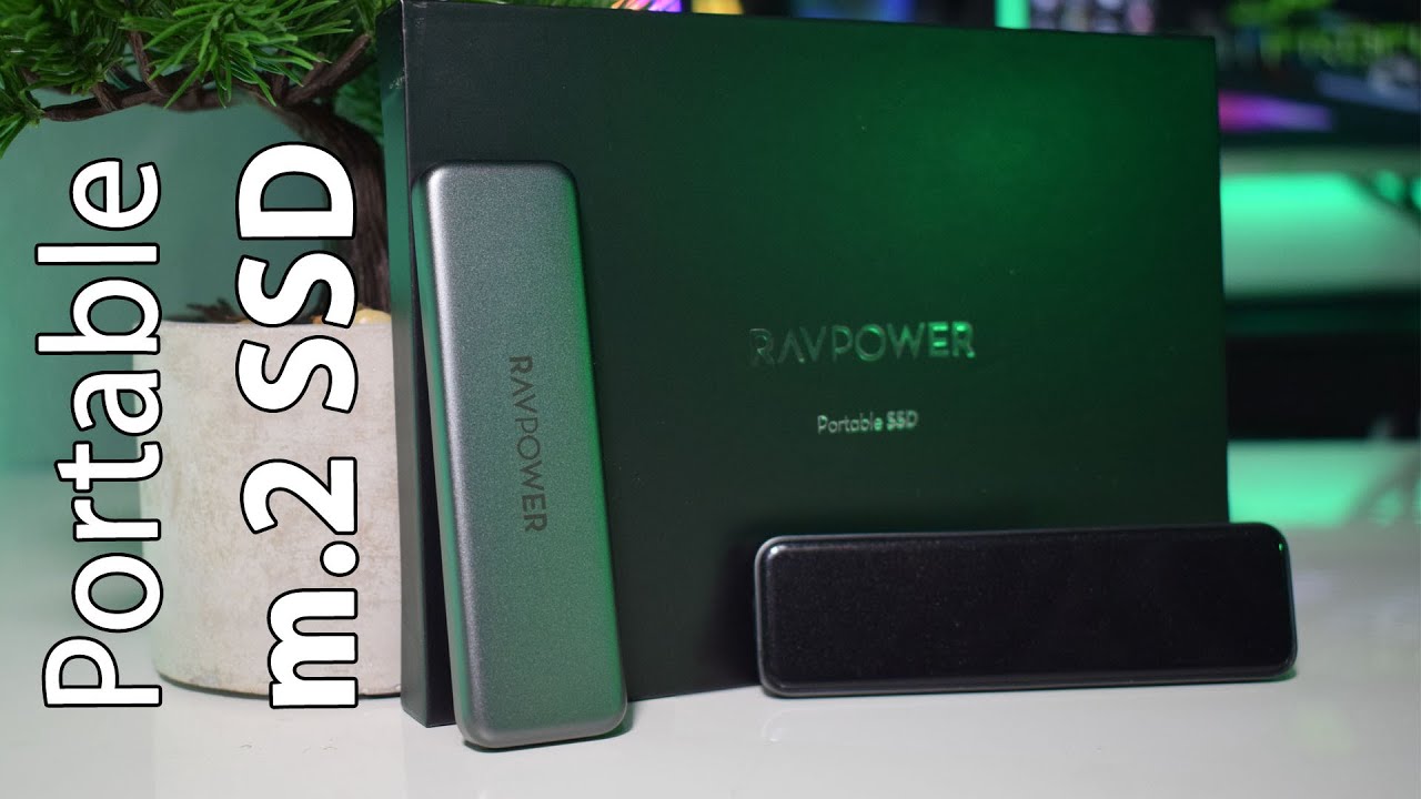 RAVPOWER mini Portable External m.2 SSD Review - YouTube