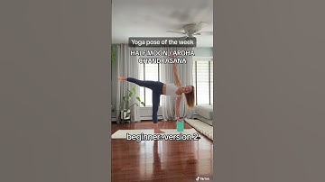 Half moon pose tutorial
