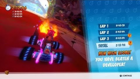 #CTR NF Spyro Circuit Developer Time Trial 2:12:46