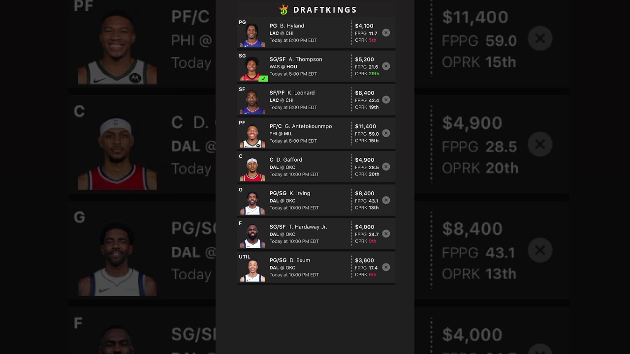 NBA DFS Draftkings 03/14/24 Main Slate Lineup #2 🔥 