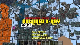 New X-Ray Mod For MCPE Latest Version !! (BEST XRAY PACK) 🔥🍂