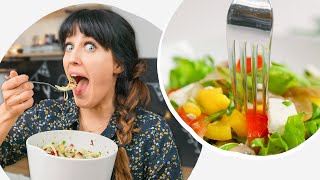 Salat Rezepte Zum Abnehmen 2 Gesunde Sattmacher Ideen Youtube