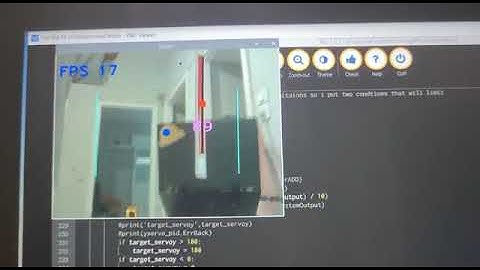 Line tracking using PID control - first body