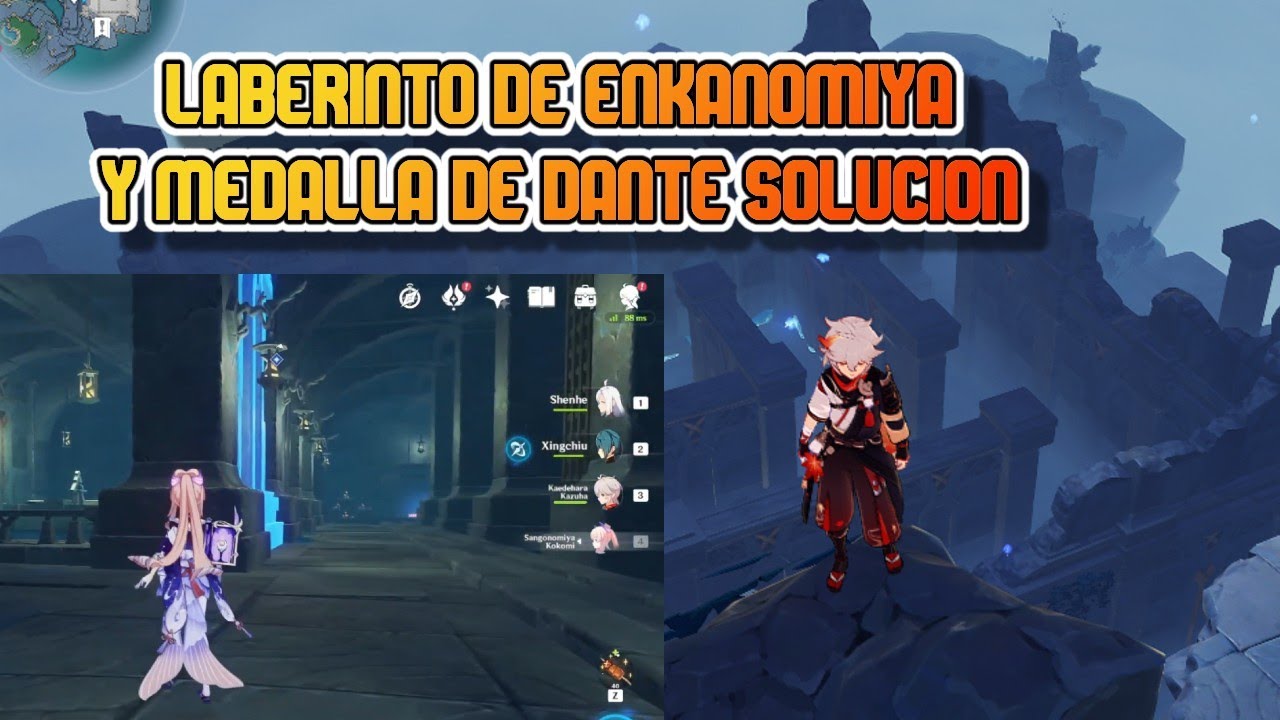 Laberinto De Enkanomiya y Desafío De Dante SOLUCION | Genshin Impact