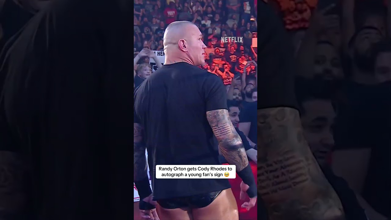 Randy Orton & Cody Rhodes give this fan a memory he'll never forget  