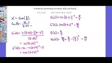A Level 9231 Further Probability and Statistics Topic 5 Probability generating functions 3