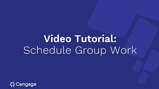 Delivering Group Work in WebAssign