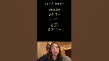 Power Rule for Fractions?!?!#derivatives #powerrule