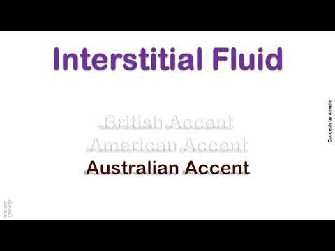 Interstitial Fluid   How to Pronounce Interstitial Fluid in Australian, British, American Accent ?