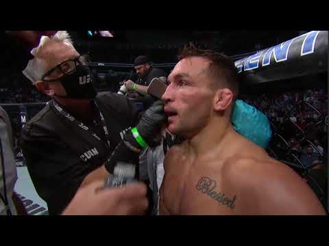 Charles Oliveira vs Michael Chandler fight footage