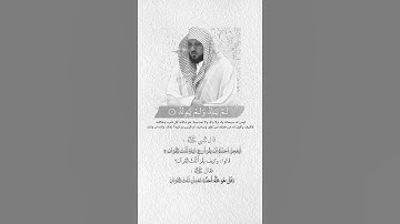 سورة الإخلاص للشيخ د.⁧ #ماهر_المعيقلي⁩
