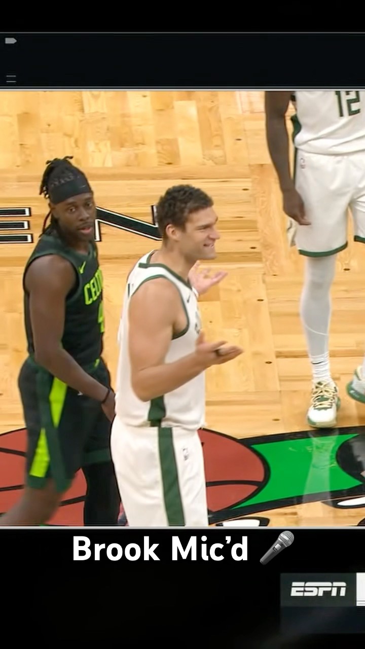 Brook Lopez gets attacked by Jrue Holiday while mic’d up ?